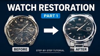 How To Remove Scratches From a Seiko Watch Glass Crystal - Part 1 - DIY Ep 111 screenshot 4