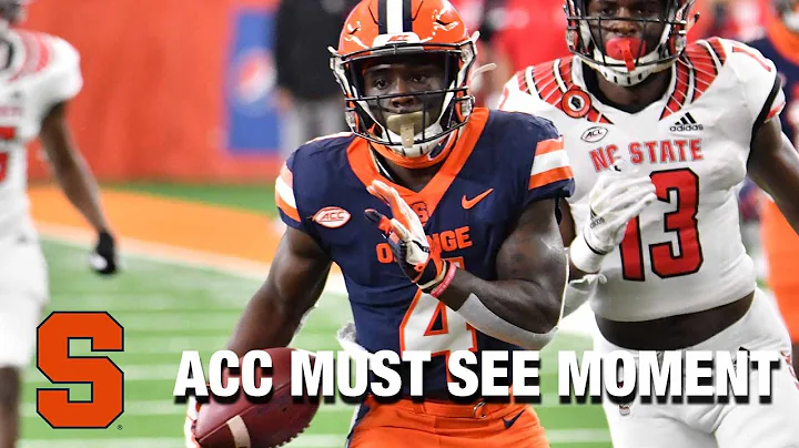 Syracuse's Rex Culpepper & Nykeim Johnson Connect On 60-Yard Strike | ACC Must See Moment