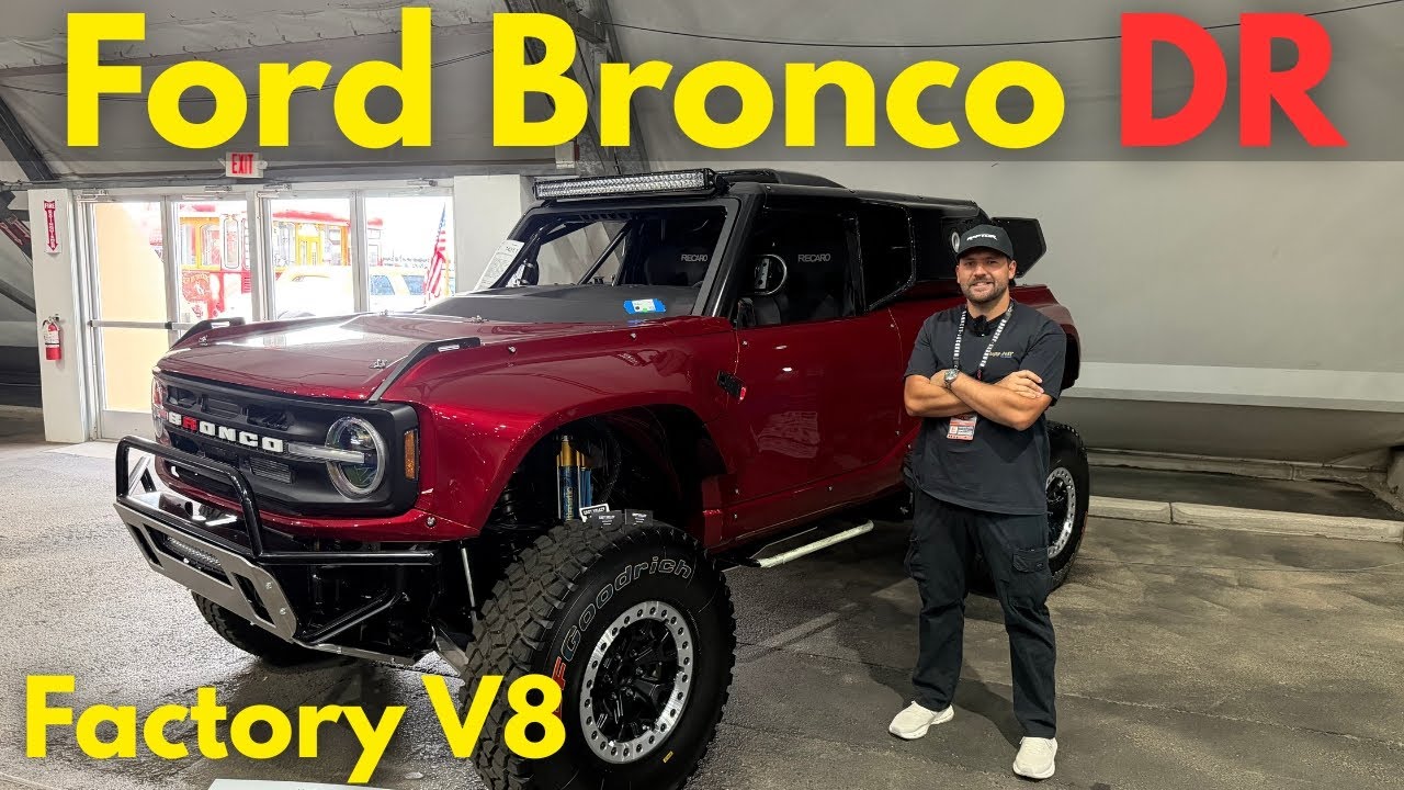 Ford Bronco DR Desert Racer 2023 года с заводским двигателем V8.