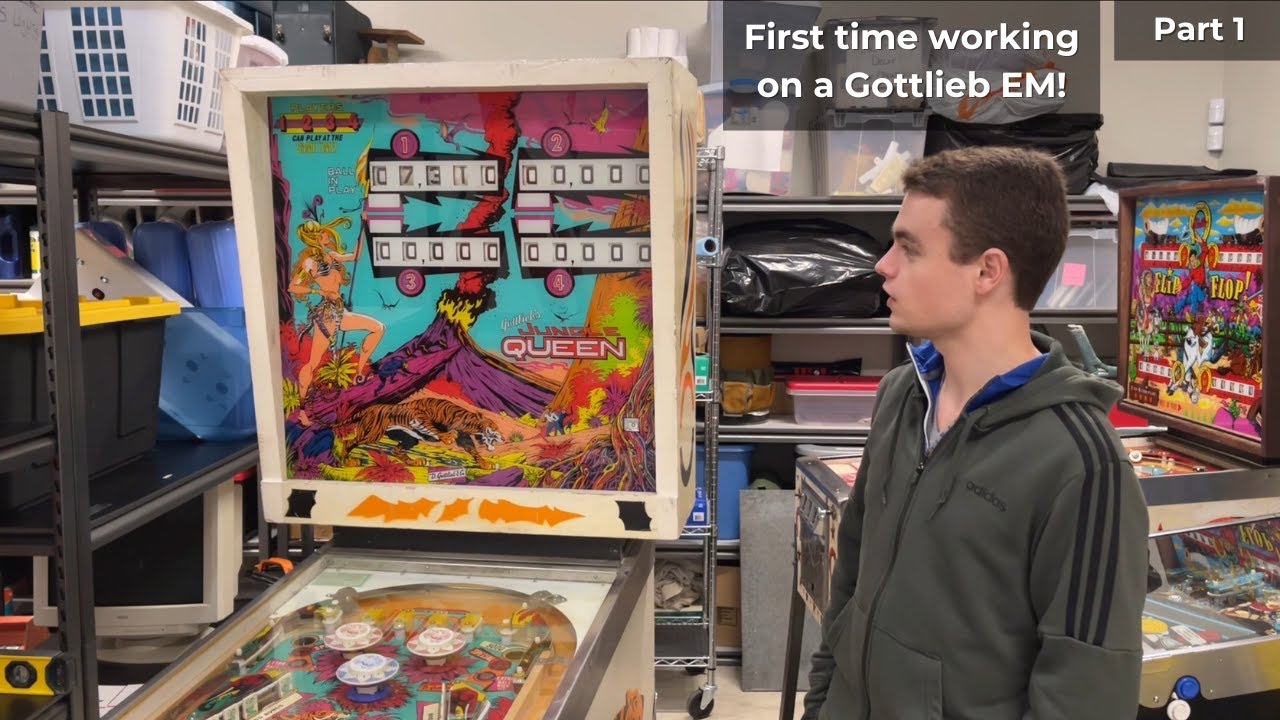 Реставрация пинбола Gottlieb Jungle Queen 1977 года. Часть 1: Использование схем для устранения п...