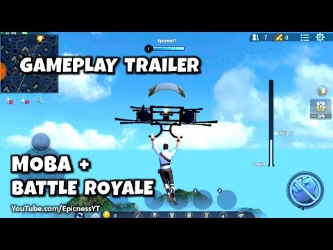 Survival Heroes (Unreleased) - Battle Royale MOBA - Gameplay Trailer (iOS, Android)