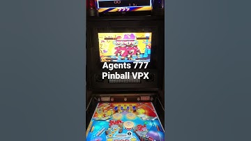 Agents 777 Visual Pinball VPX - Virtual Pinball #pinball #virtualpinball #vpx #arcade #gameroom