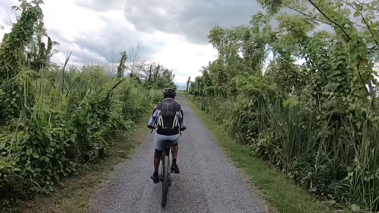 Cycling POV Mauritius Pamplemousses SSRN to villebague ASMR 28dec2023