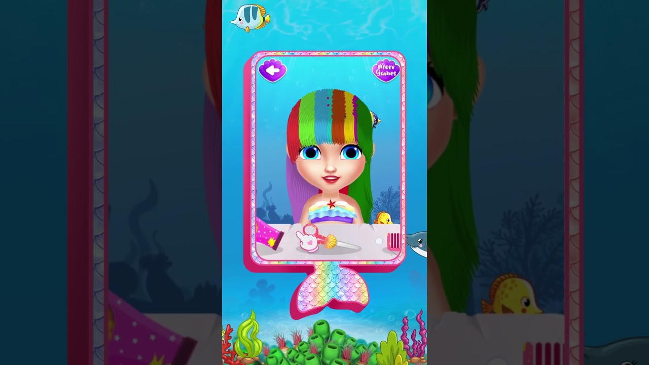 Mermaid Princess Hair Salon 