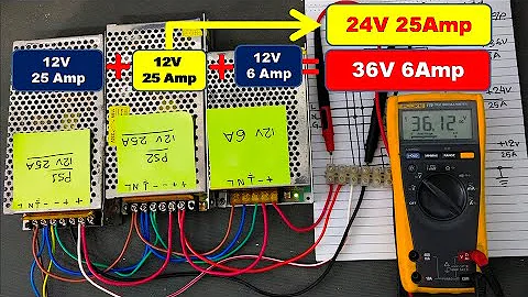 {598} Connect Power Supplies in Series to Get More Voltage / Two or More Power Supplies in Series