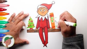 How To Draw Elf On The Shelf