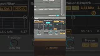 overlooked controls in ableton stock reverb #sounddesign #electronicmusic #abletontips