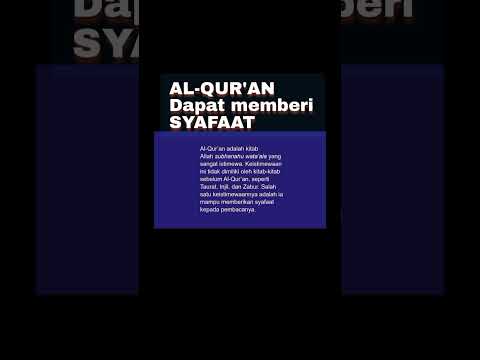 Al-quran Dapat Memberi Syafaat Atas Ketetapan Allah @yaminhasibuan319 #shorts