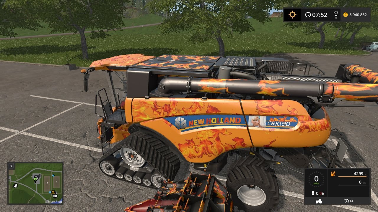 Обзор Реактивного Комбайна - Farming Simulator 2017 - YouTube