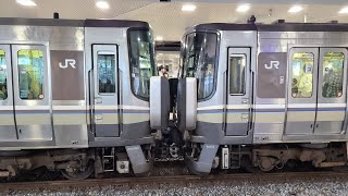 JR 西日本京都線223系V59+W7発車シーン