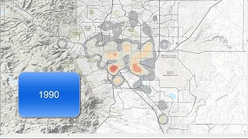 GIS video of poor population density over time