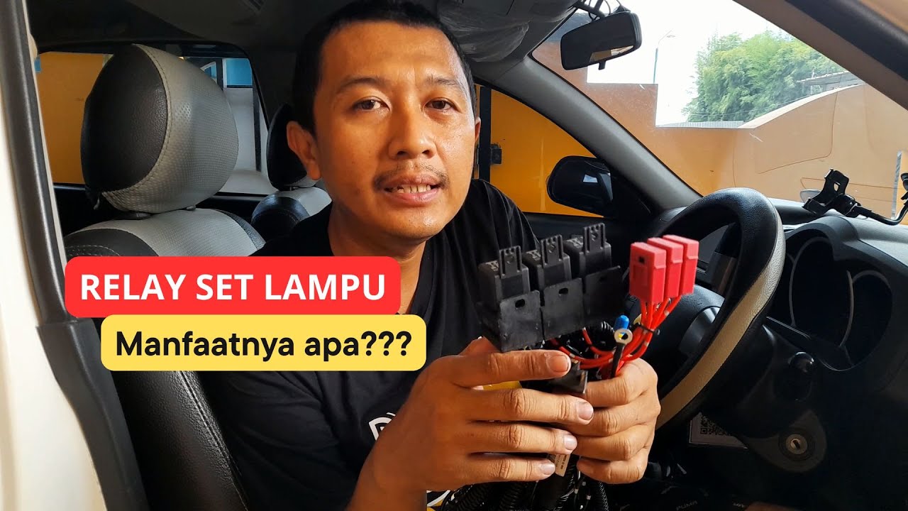 FUNGSI RELAY SET TAMBAHAN LAMPU MOBIL!