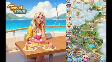 Travel Town - Merge Adventure | Level  56  Part 129  🐚🥗 #merge