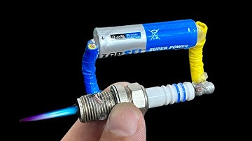 How to make a simple welding machine from SPARK PLUG at home!