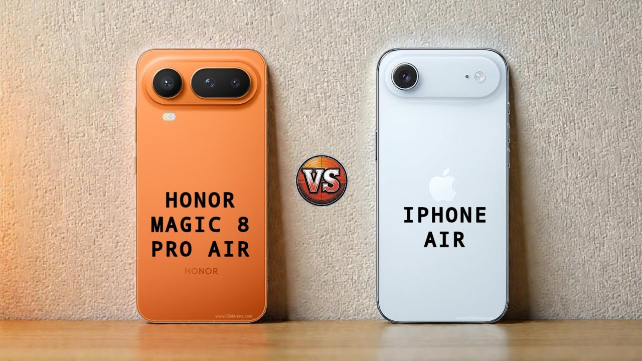 Honor Magic8 Pro Air Vs iPhone Air