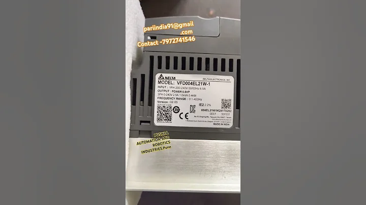 El w Delta vfd #vfd #manufacturer #shorts #control #automation