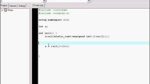 Make a random number in C++