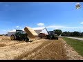 Baling Wheat Straw near Arcanum Ohio