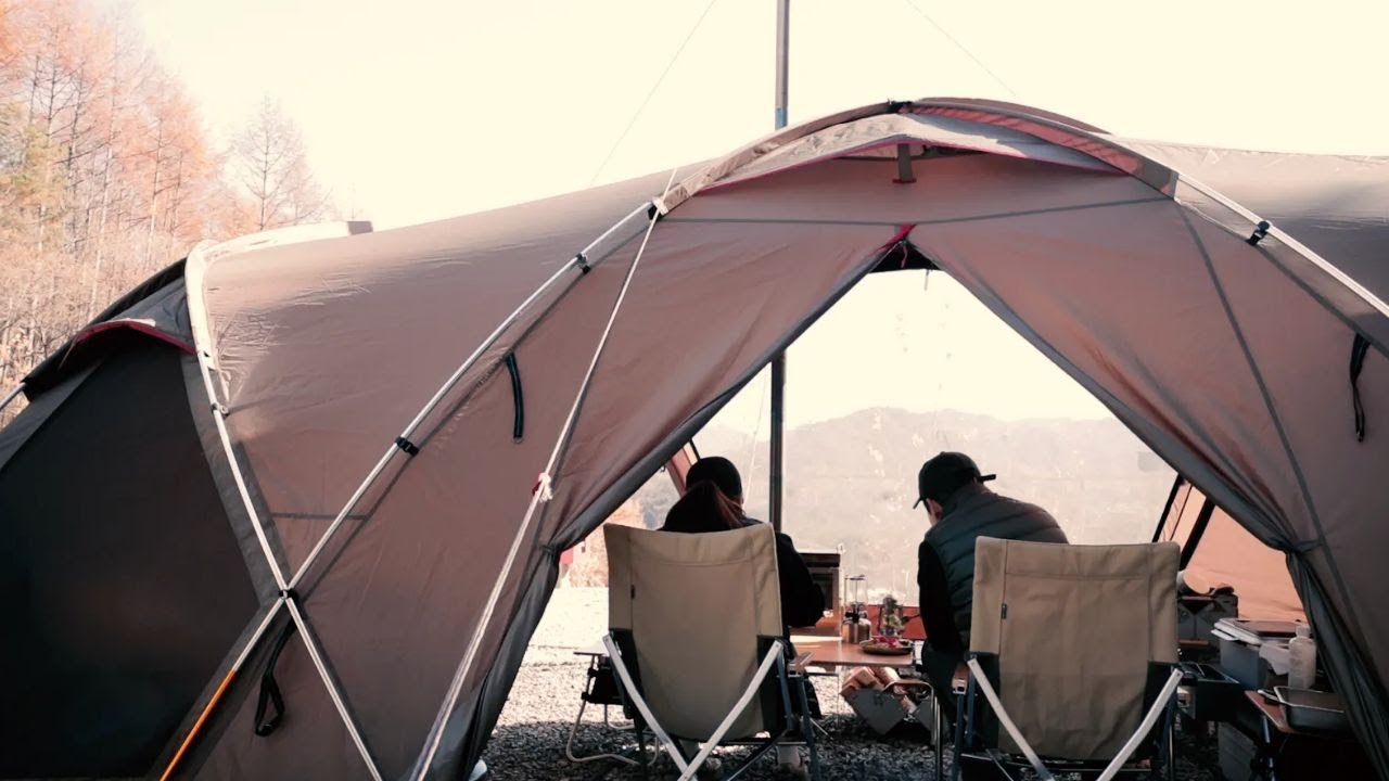 후회없는 선택, 재방문1000% 뷰맛집 강원도 캠핑장 추천.동계캠핑장추천.스노우피크. 포몰리화목난로.camping. 캠핑. 티타늄화목난로