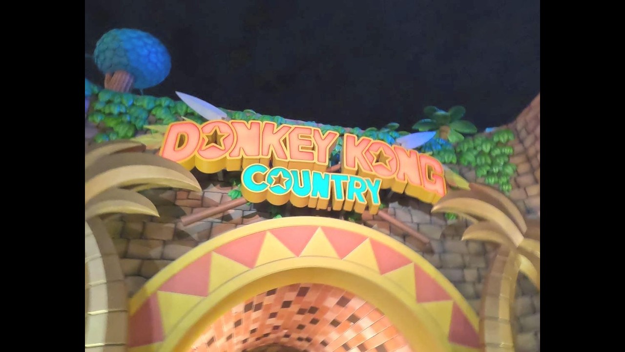 Epic Universe Nighttime Walkthrough Super Nintendo World™ ~ Super Mario Land/Donkey Kong Country, FL