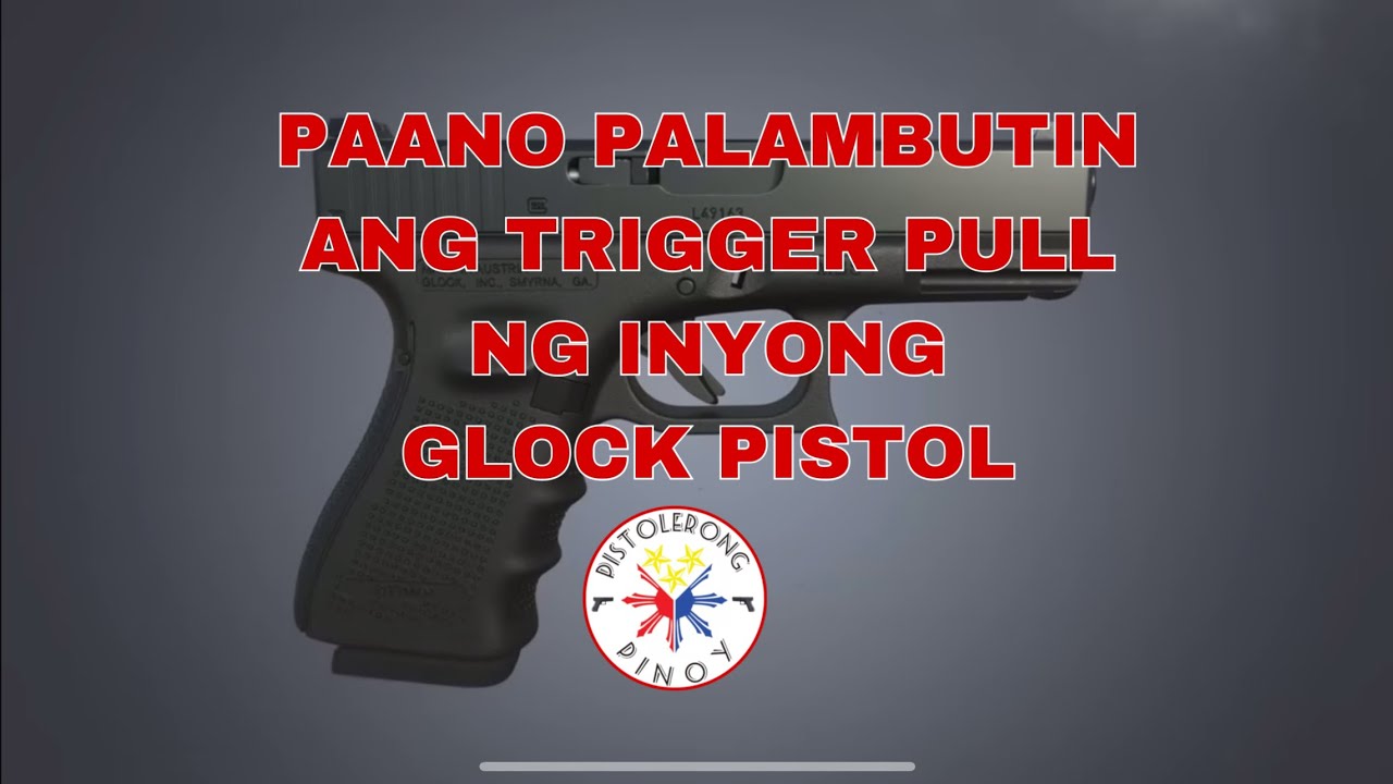 Trigger job for Glock Pistols the cheaper way.