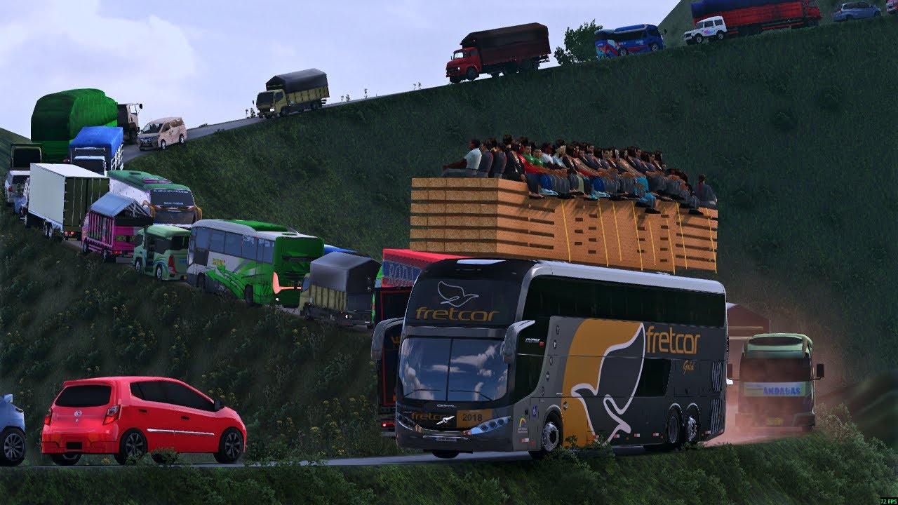 The Most Dangerous Road in The World - Travel Bus Driver Risks Everything on the Scariest Road #11