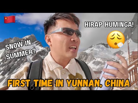 First Time in Yunnan, China: SNOW IN SUMMER? ❄️☀️