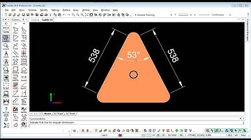 Simple draughting in Caddie - AutoCAD Architecture compatible DWG CAD software