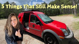 Van Build Tips | 5 Things That Still Make Sense (After 3 Years)