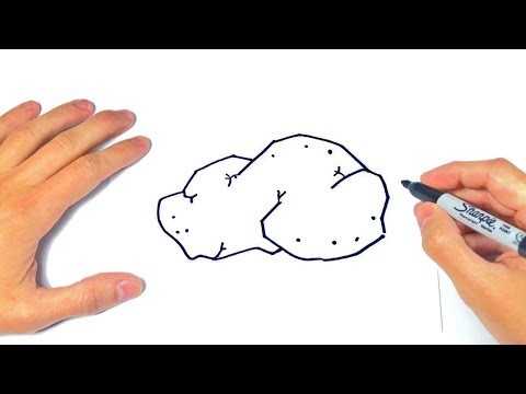 Como Dibujar Una Roca O Una Piedra Paso A Paso Youtube