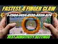 FASTEST 4 FINGER CLAW BGMI 🚀 BEST 4 FINGER BGMI CONTROLCODE 🤬 WITH GYROSCOPE 💁 BGMI/PUBG