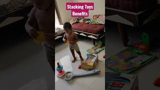 Stacking rings toy benefits 🤗#shorts #stackingrings #toy #benifits #kidsvideo #play #forparents