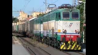 E655.188 + E655.219 in partenza col TC 57106 Pomezia - Rivalta Scrivia