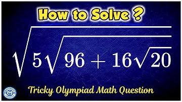 United Kingdom | Can you solve this ? | Tricky Olympiad Math Square Root Problem