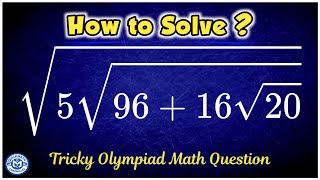 United Kingdom | Can you solve this ? | Tricky Olympiad Math Square Root Problem