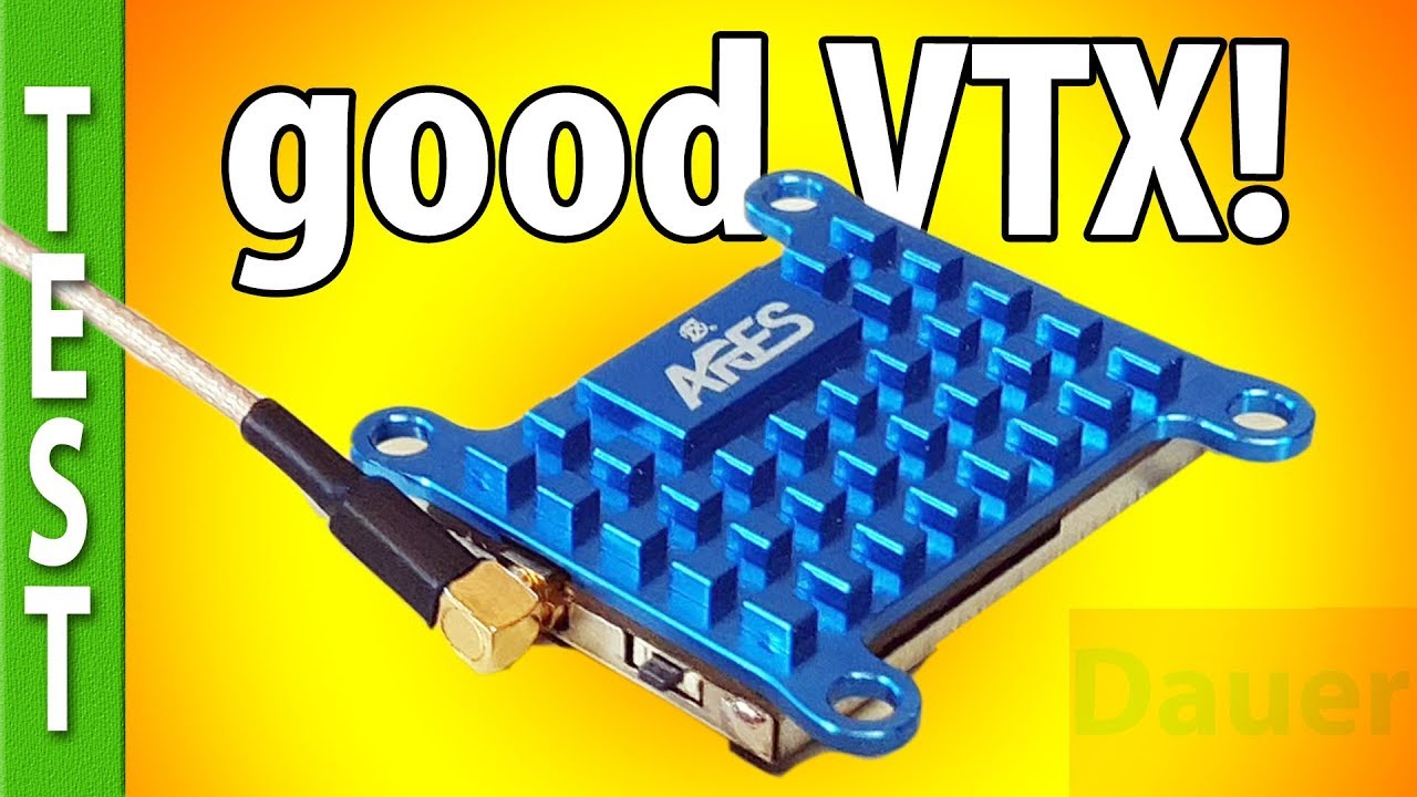 keep your VTX cool! (FXT Ares 1W VTX - HEAT vs RF power)