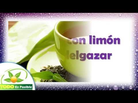 te verde y limón para bajar de peso