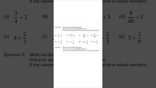 Fractions corbettmaths