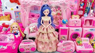 Download lagu 21 Menit Menyenangkan dengan Membuka Kotak Mainan Barbie Boneka Pink, Ayunan & Perosotan | ASMR