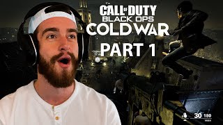 PS5 Call of Duty Black Ops Cold War Gameplay Part 1 in 4K (THAT CHASE WAS INSANE!)