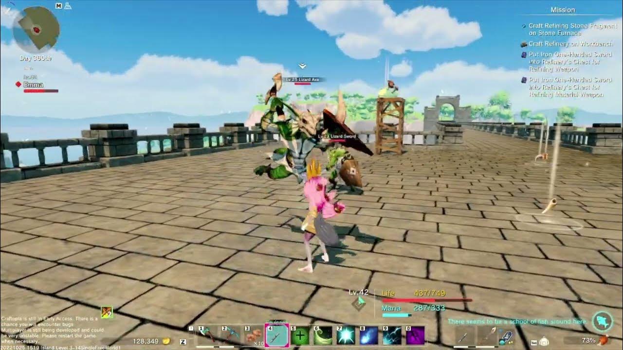 Craftopia Dungeon exploring and setting up shop YouTube