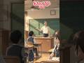 SCHOOL LIFE GHIBLI STYLE VIDEO #GHIBLI BOY GIRL SCHOOL LOVE #GHIBLI  SHORTS VIDEOS VIRAL