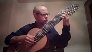 Bach - Prelude BWV 999 - 10 String Guitar Without Nails