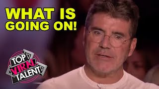 SIMON COWELL Is TERRIFIED By CREEPY Audition On Britain's Got Talent!