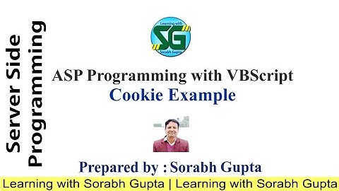 Cookie Example in ASP using VBScript