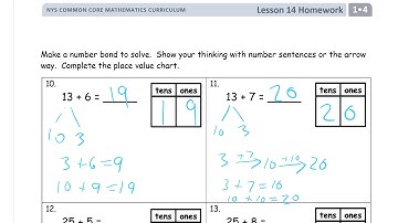 lesson 14 homework module 4 grade 1