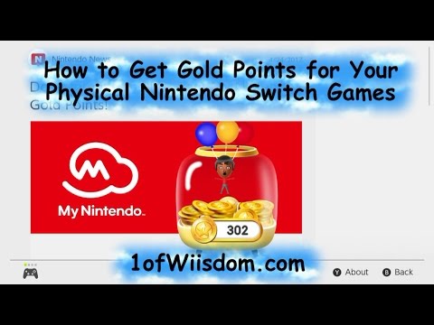 How To Get Gold Points For Physical Games On Your Nintendo Switch