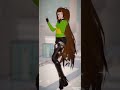 Chara's AU Design: Cute Long-Haired Black Cat Girl 🐱❤️【UT Undertale MMD Animation】#animation #shorts