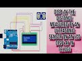 Using Ultrasonic Distance Sensor HC-SR04 With LCD Display And Arduino In Telugu | IOT Projects