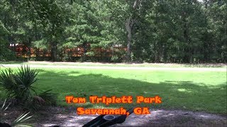 Tom Triplett Park DGC Savannah GA Blue Tees Disc Golf Doubles June 21 2018